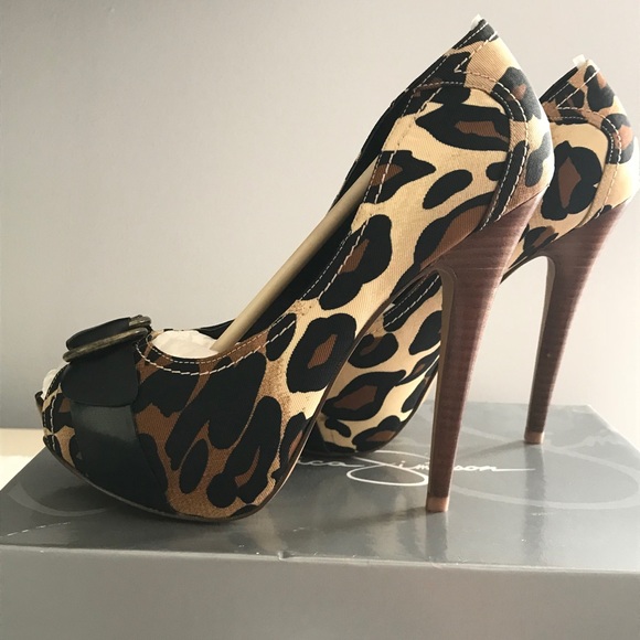 jessica simpson shoes animal print